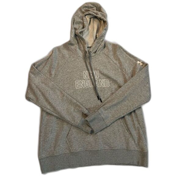 Under Armour Men’s Gray “New England” Hoodie - Picture 1 of 3